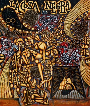 La cosa negra - Painting by Carlos Luna, Cuban Artist